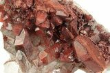 Natural, Red Quartz Crystal Cluster - Morocco #256102-1
